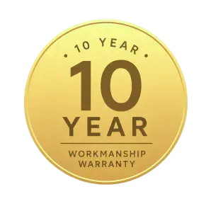 10-Year Workmanship Warranty