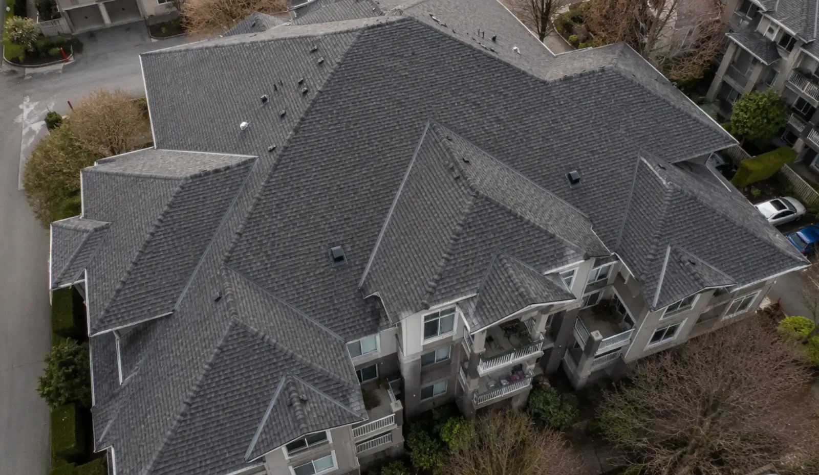 Asphalt roof replacement in Surrey
