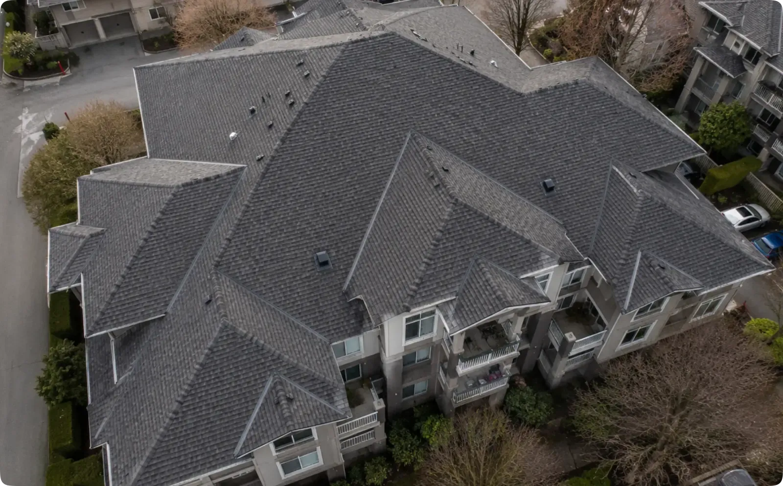 Asphalt roof replacement in Surrey