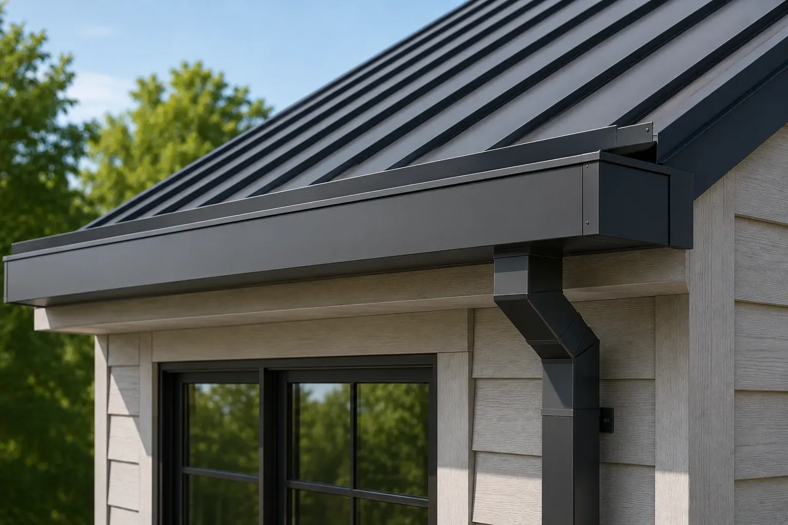 Box gutters for commercial buildings