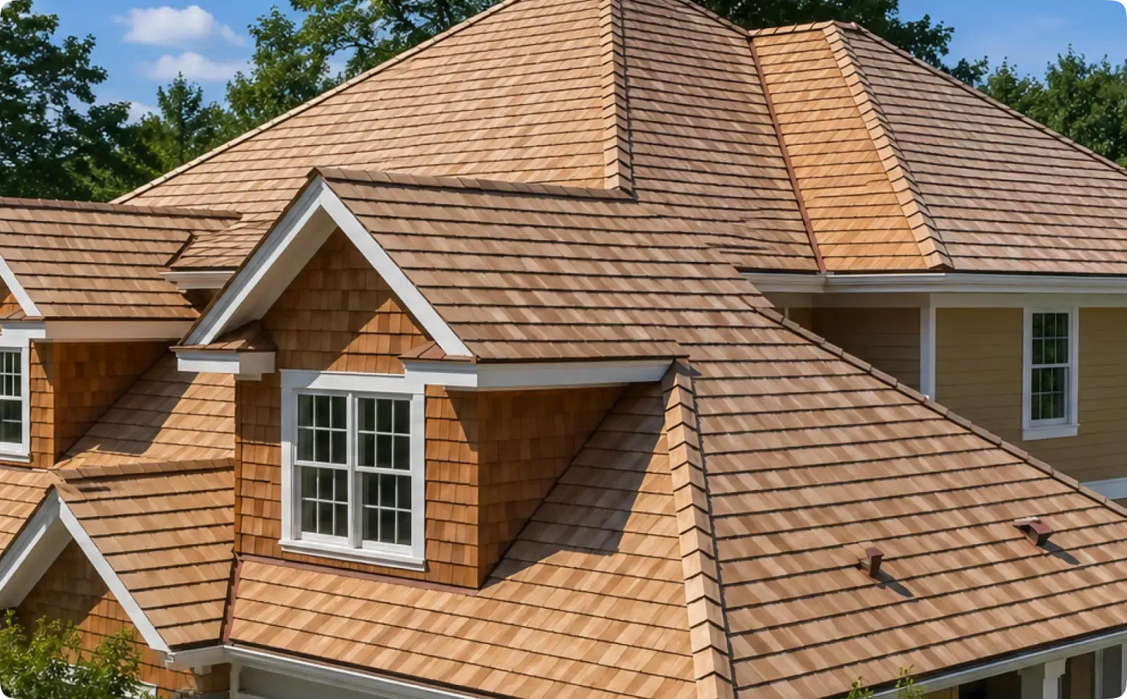 Cedar roof installation in New Westminster