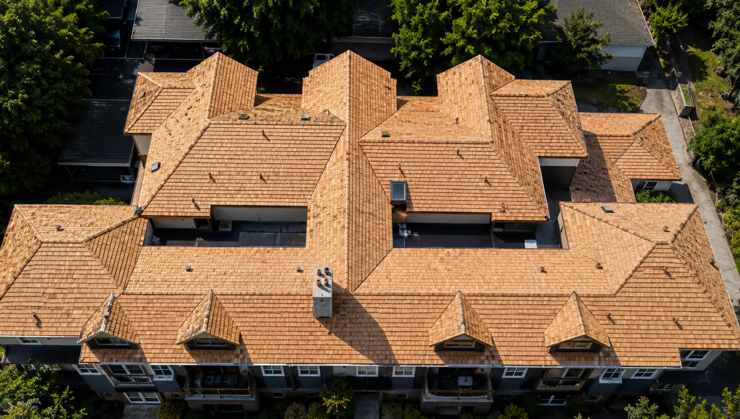 Cedar roof installation in Lower Mainland