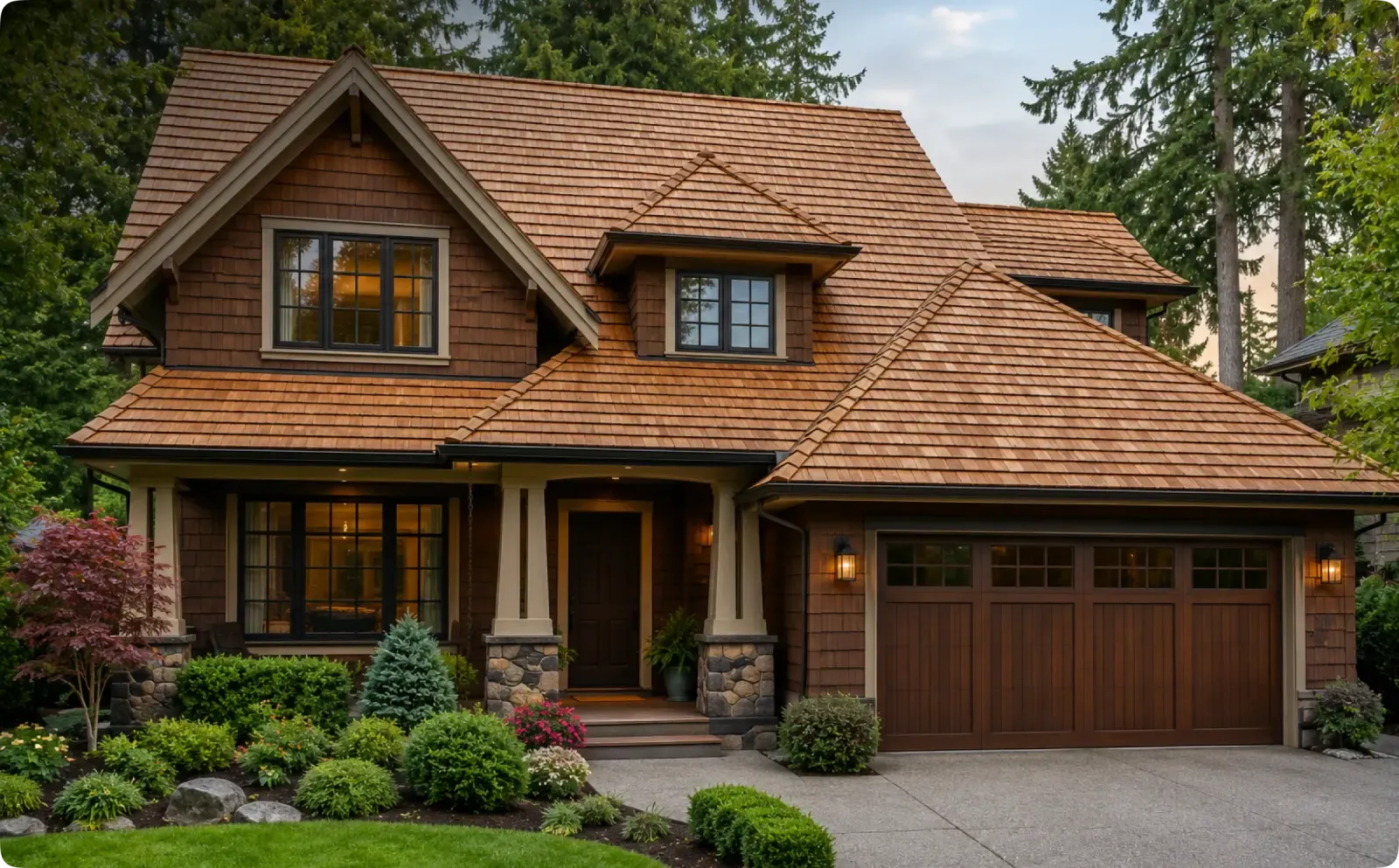 Cedar roof replacement in Surrey