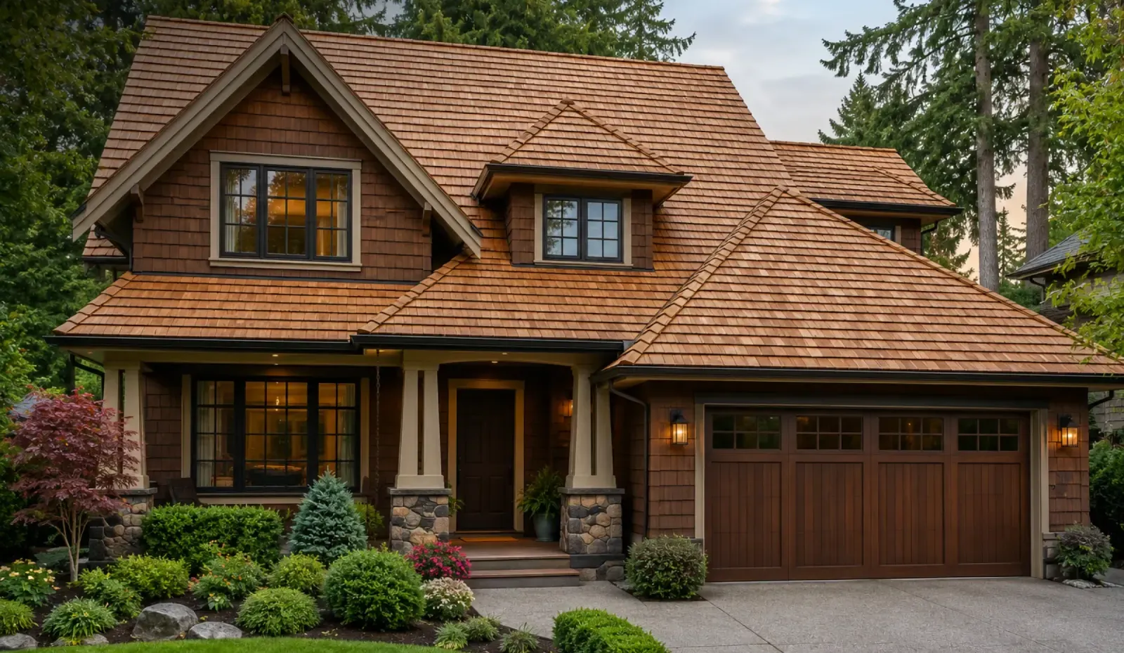 Cedar roof replacement in Surrey