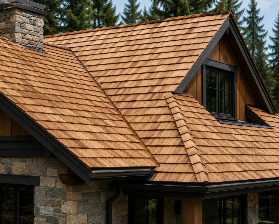 Cedar Roof with Distinctive Appeal