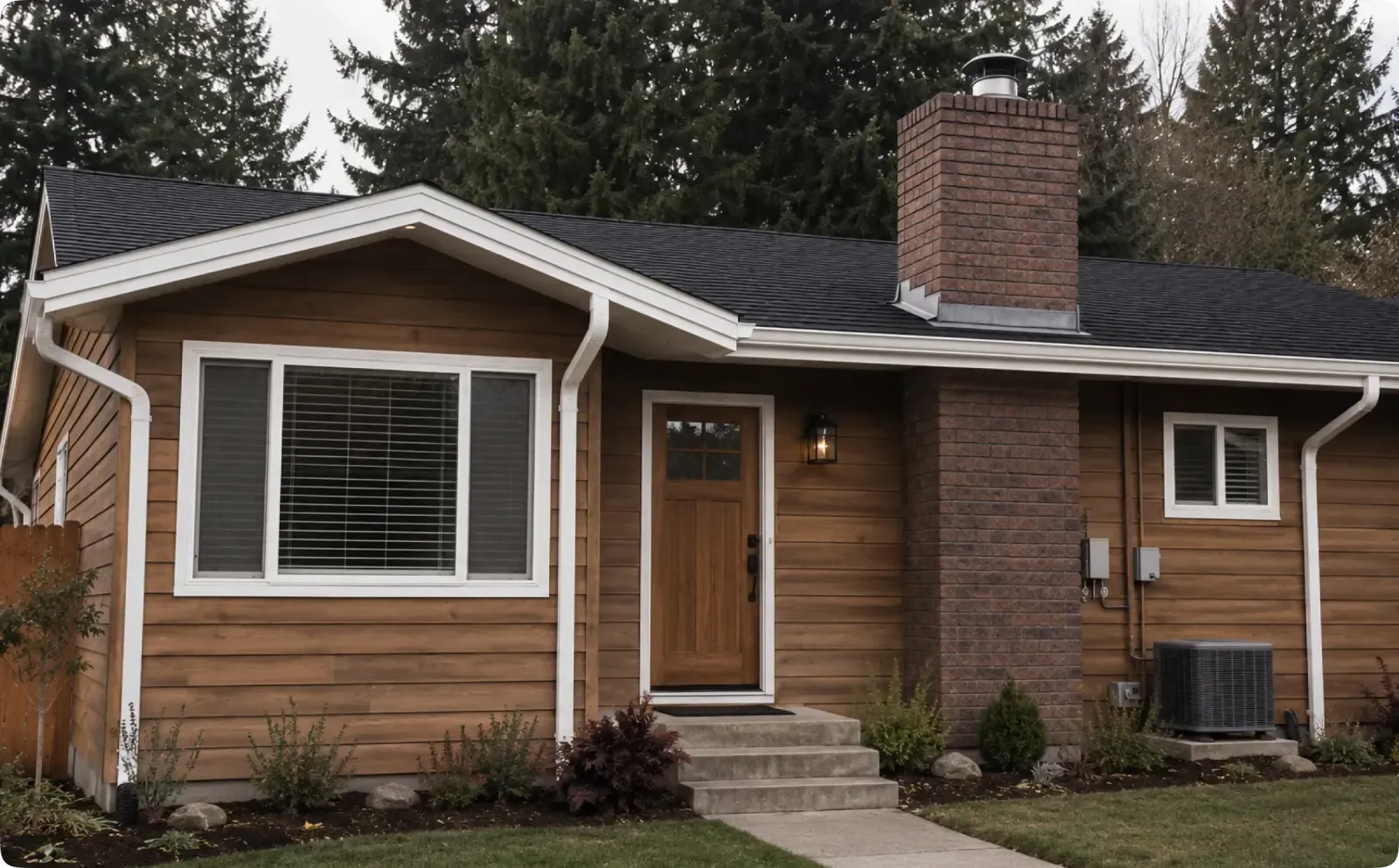 Downspouts replacement in Abbotsford