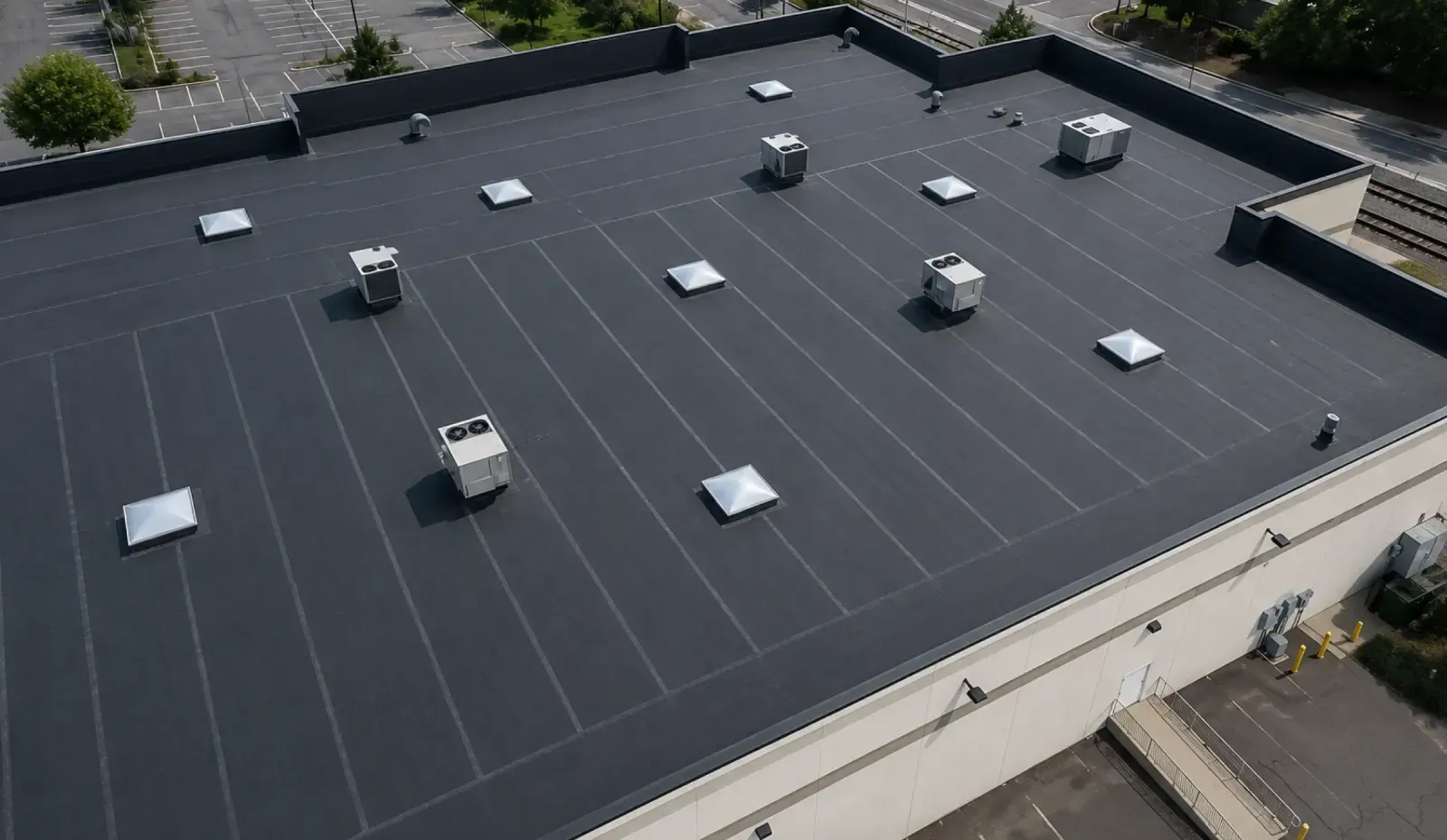 EPDM roof installation in Lower Mainland