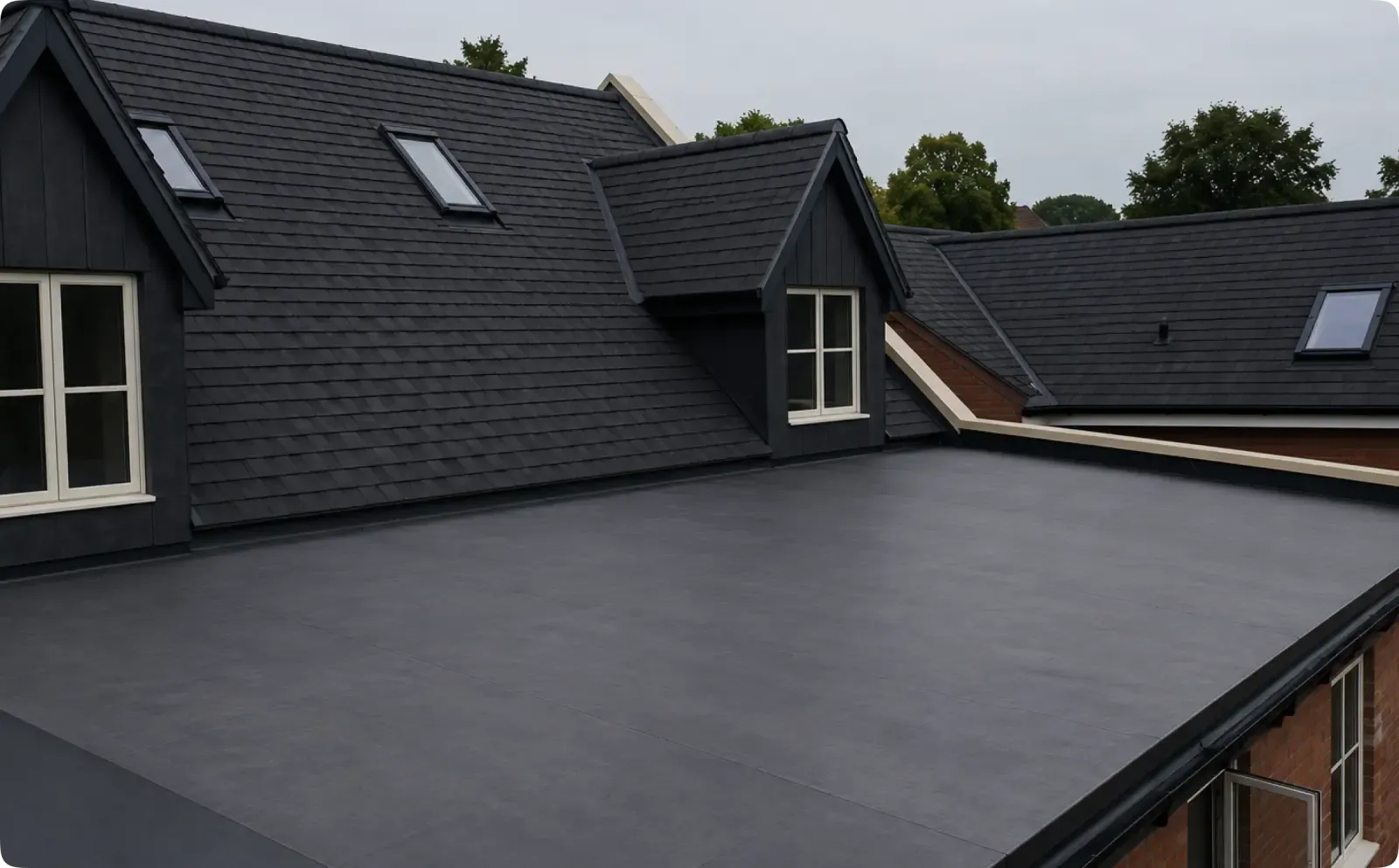 EPDM roof installation in Port Moody