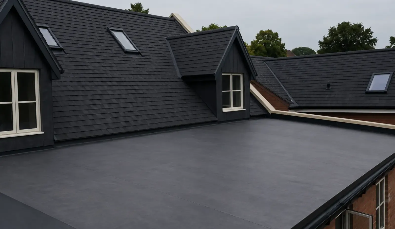 EPDM roof installation in Port Moody
