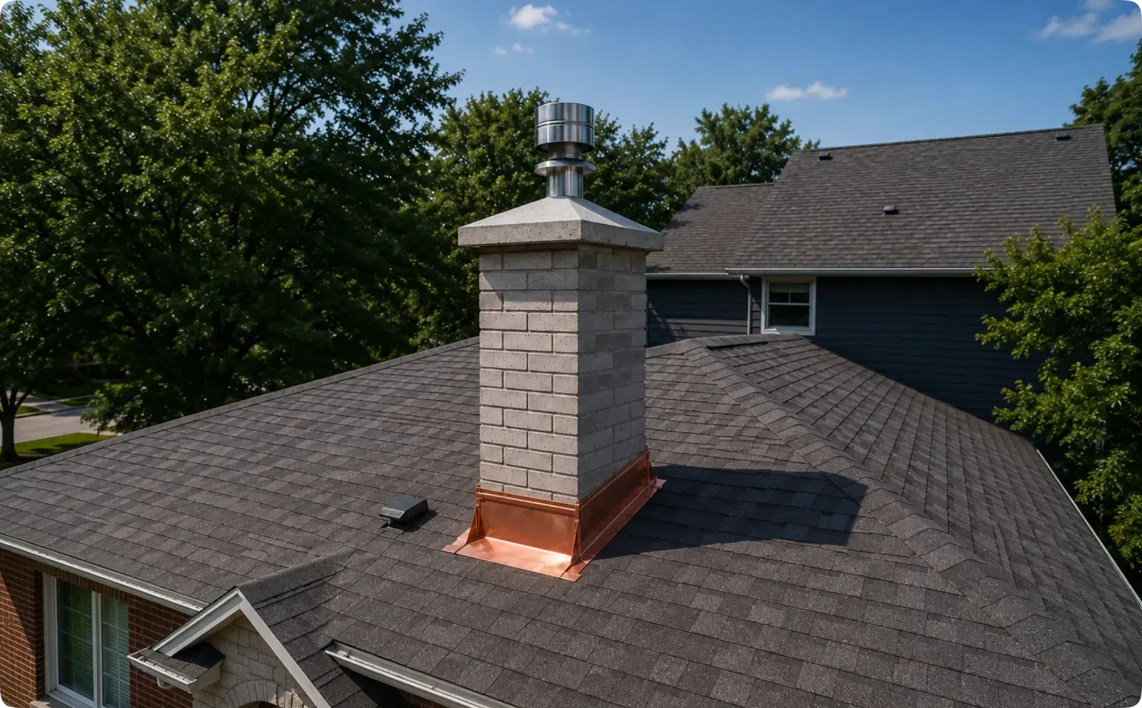 Flashing replacement in New Westminster