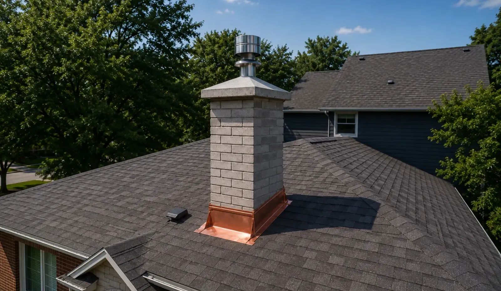Flashing replacement in New Westminster
