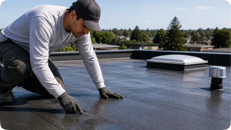 Professional leak detection and roof repair