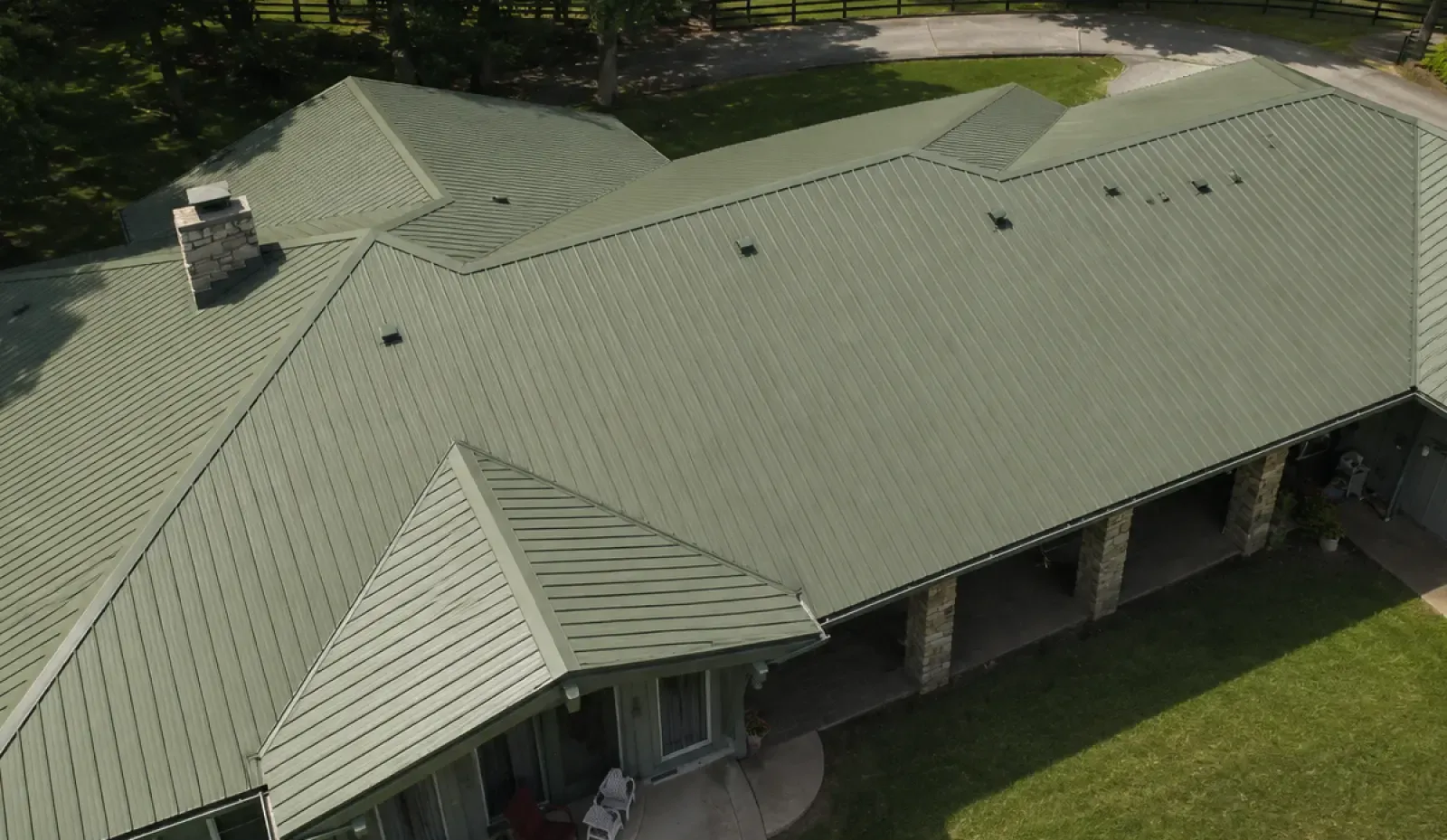 Metal roof replacement in Surrey