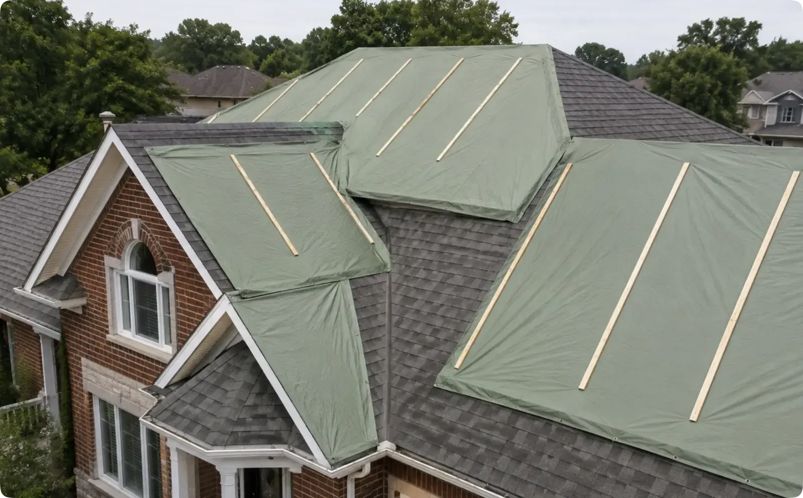 Roof Tarping in Surrey