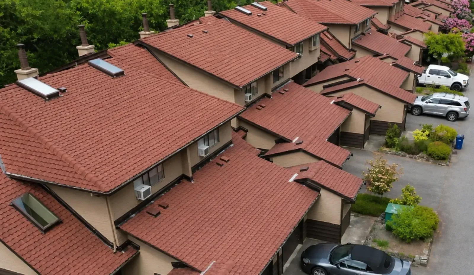 Tile roof installation in Burnaby