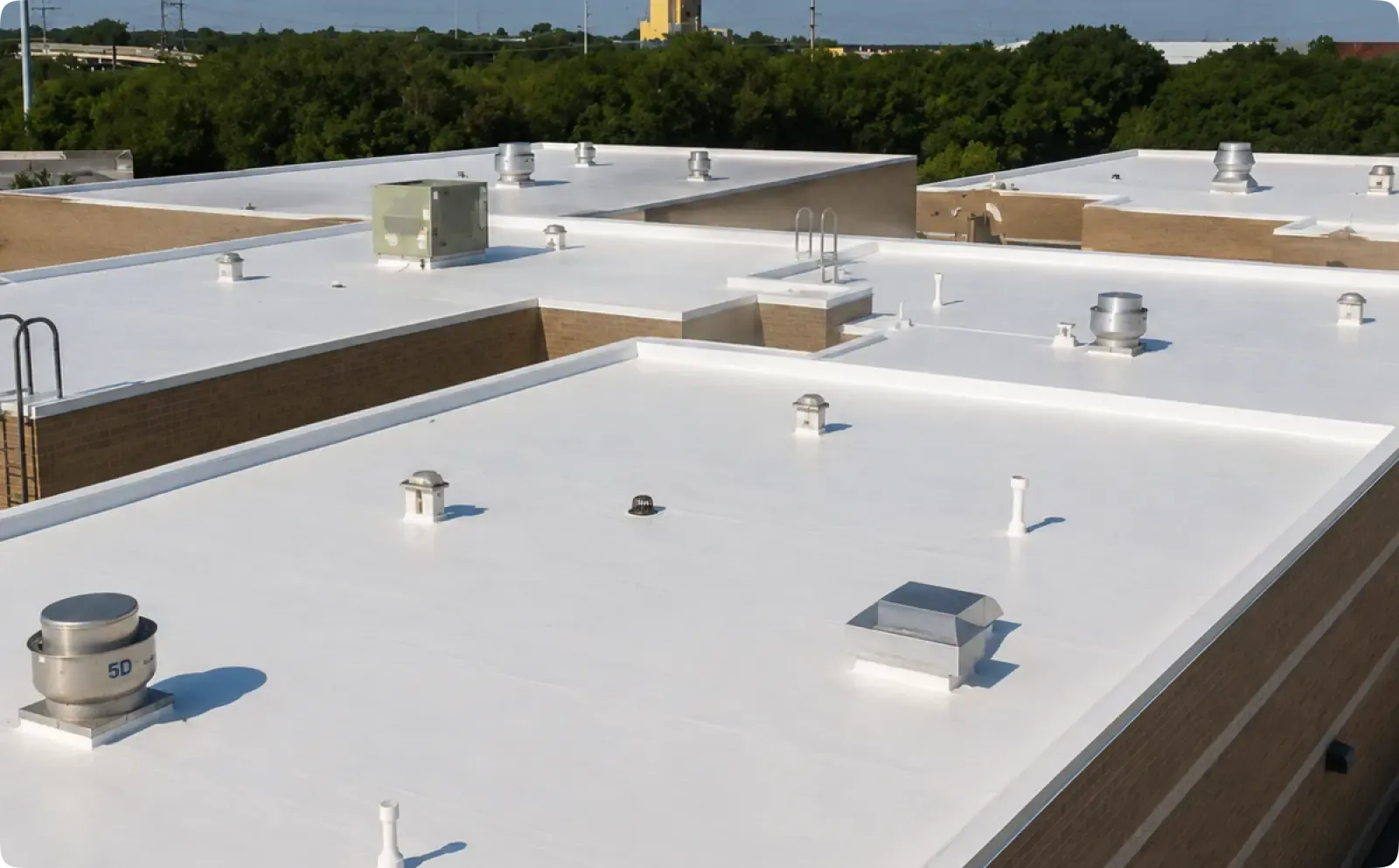 TPO roof installation in North Vancouver