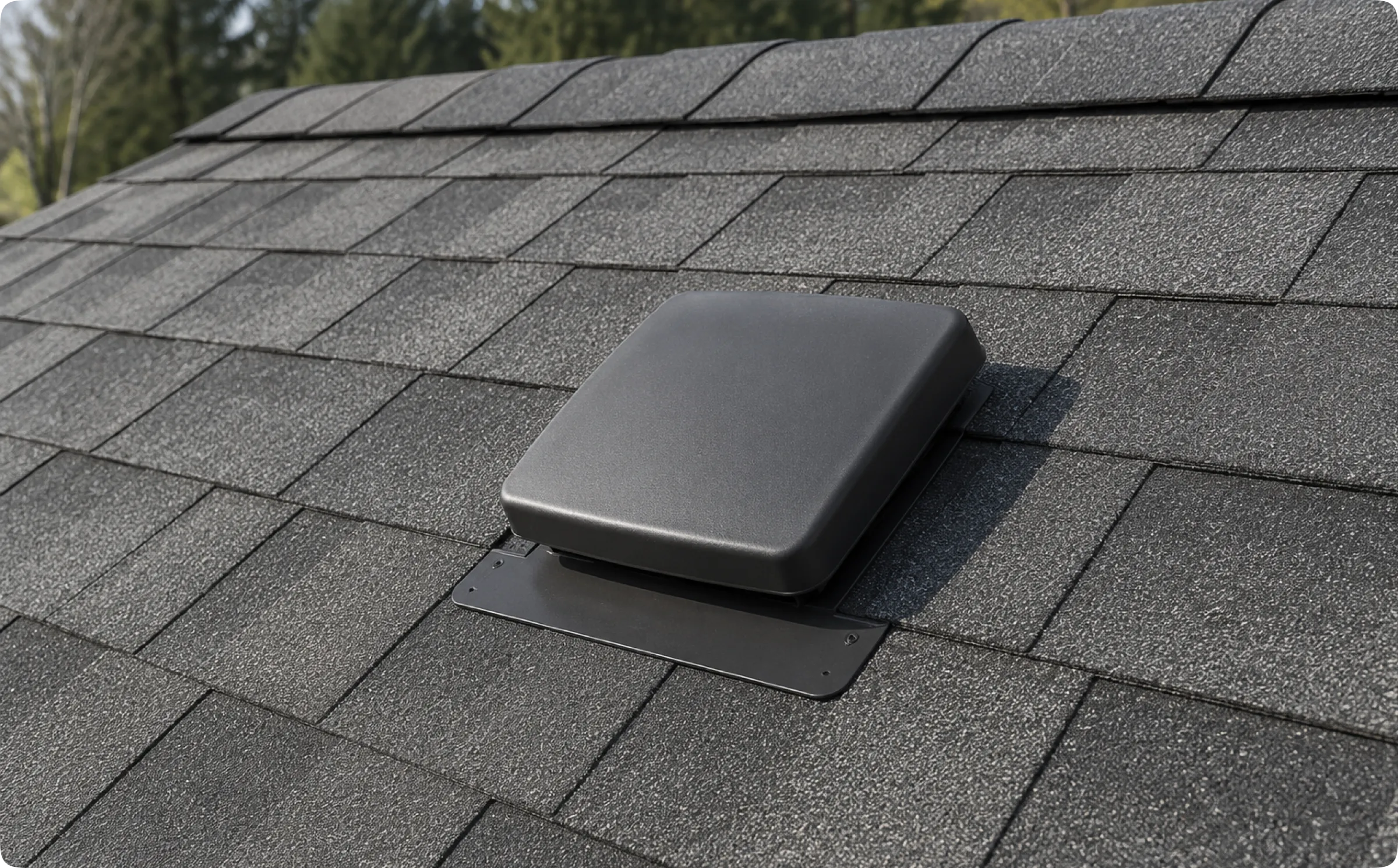 Roof vent installation in Delta