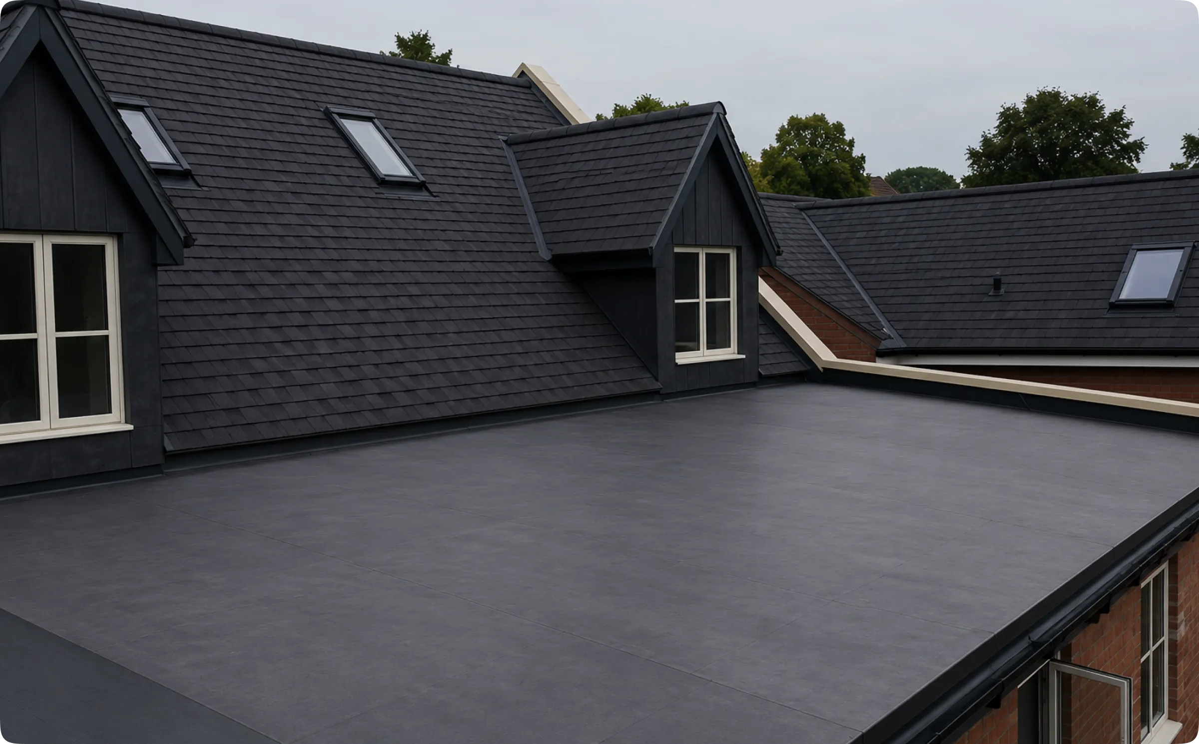 EPDM roof installation in Port Moody