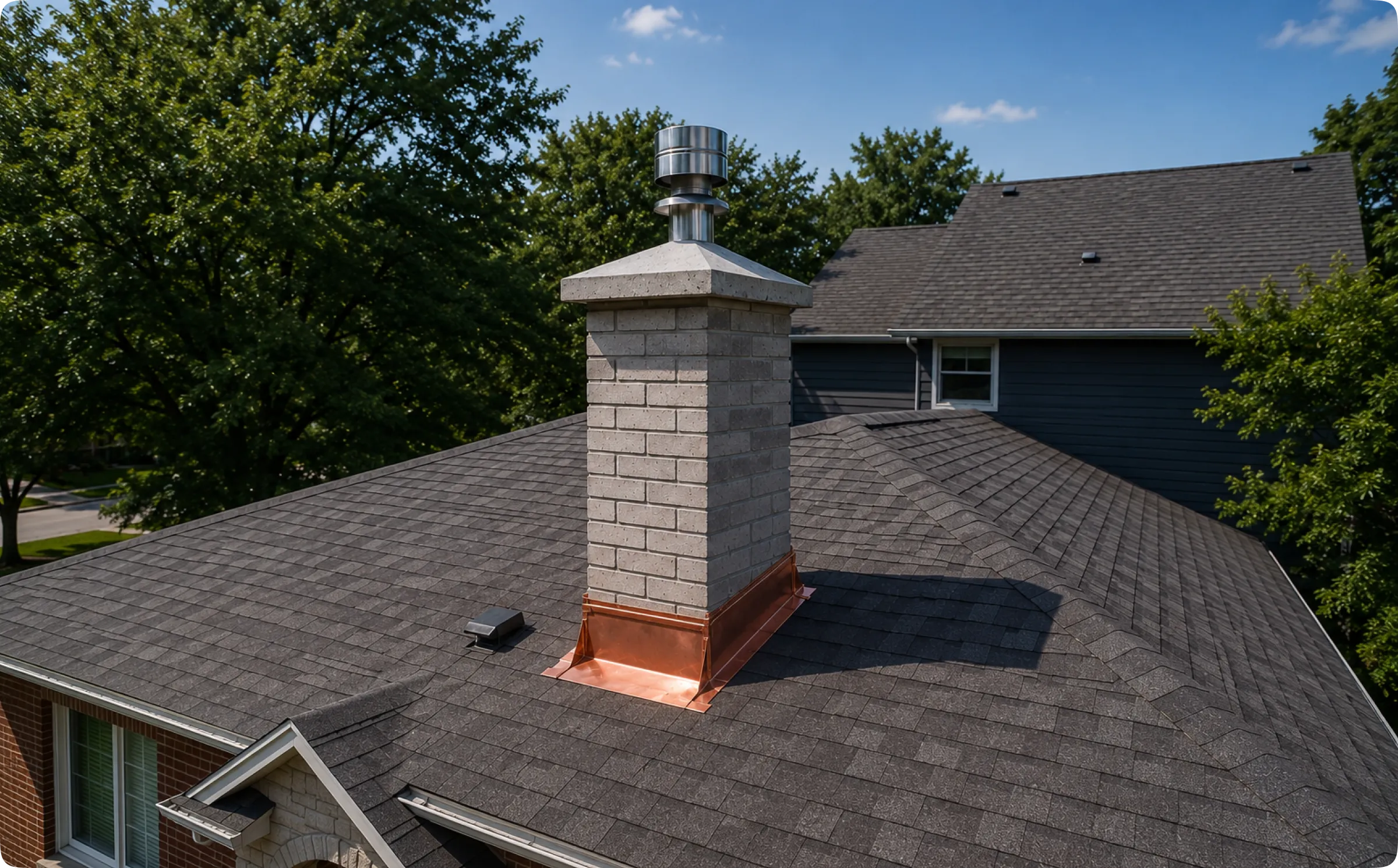 Flashing replacement in New Westminster