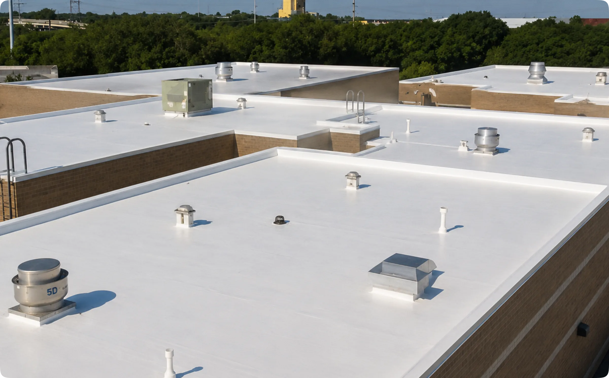 TPO roof installation in North Vancouver