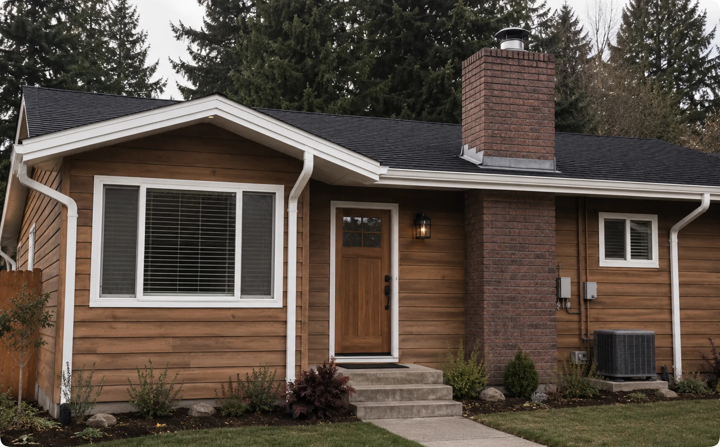 Downspouts replacement in Abbotsford