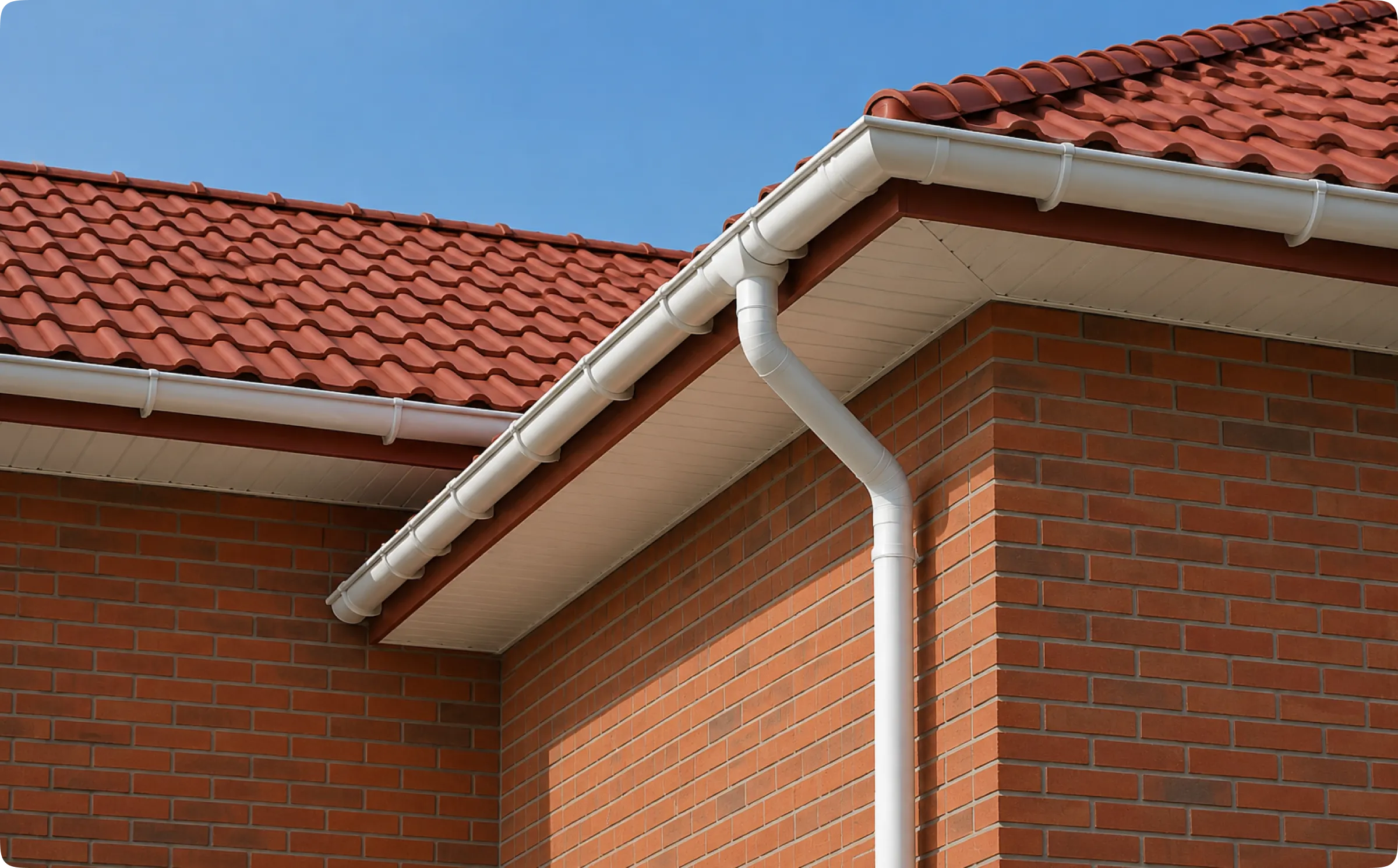 New gutter installation in Surrey