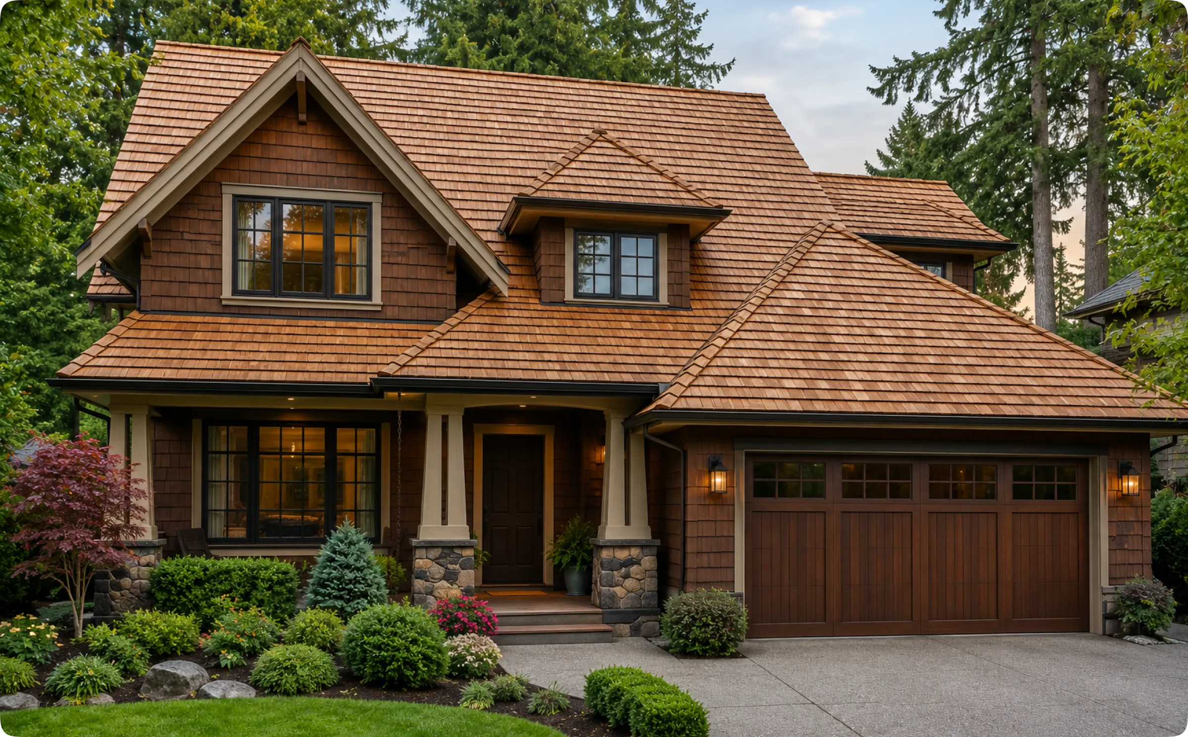 Cedar roof replacement in Surrey