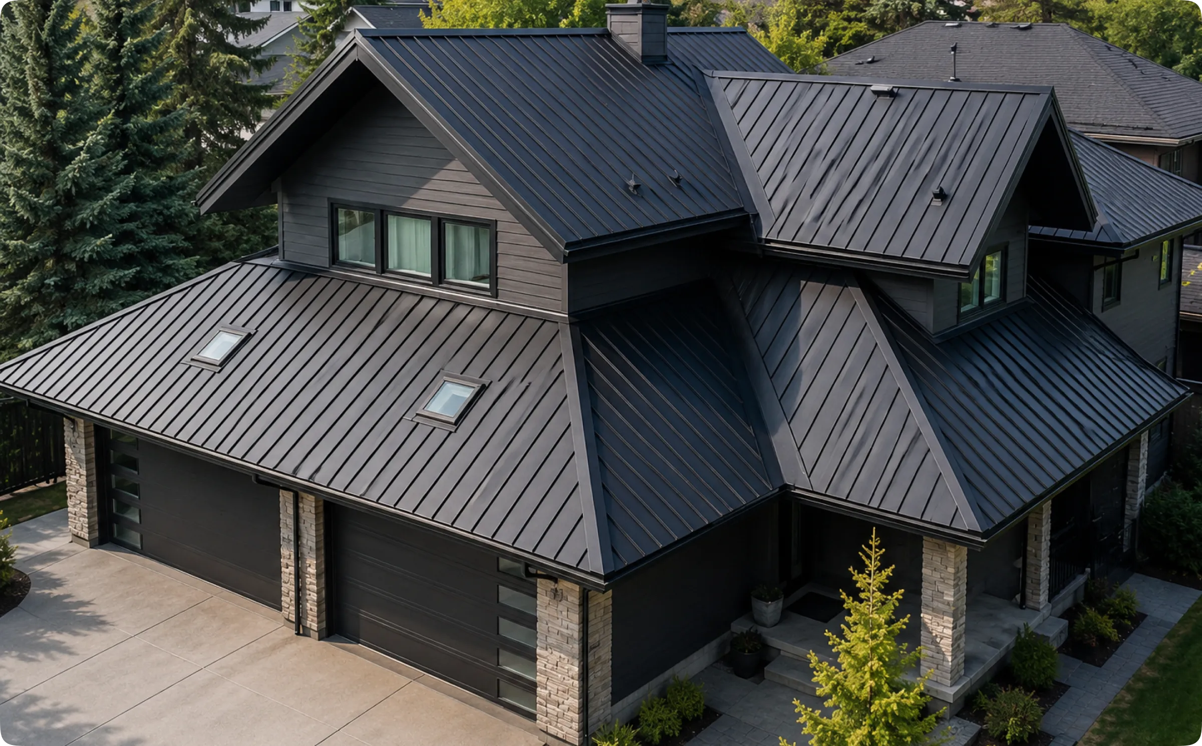 Metal roof replacement in Maple Ridge