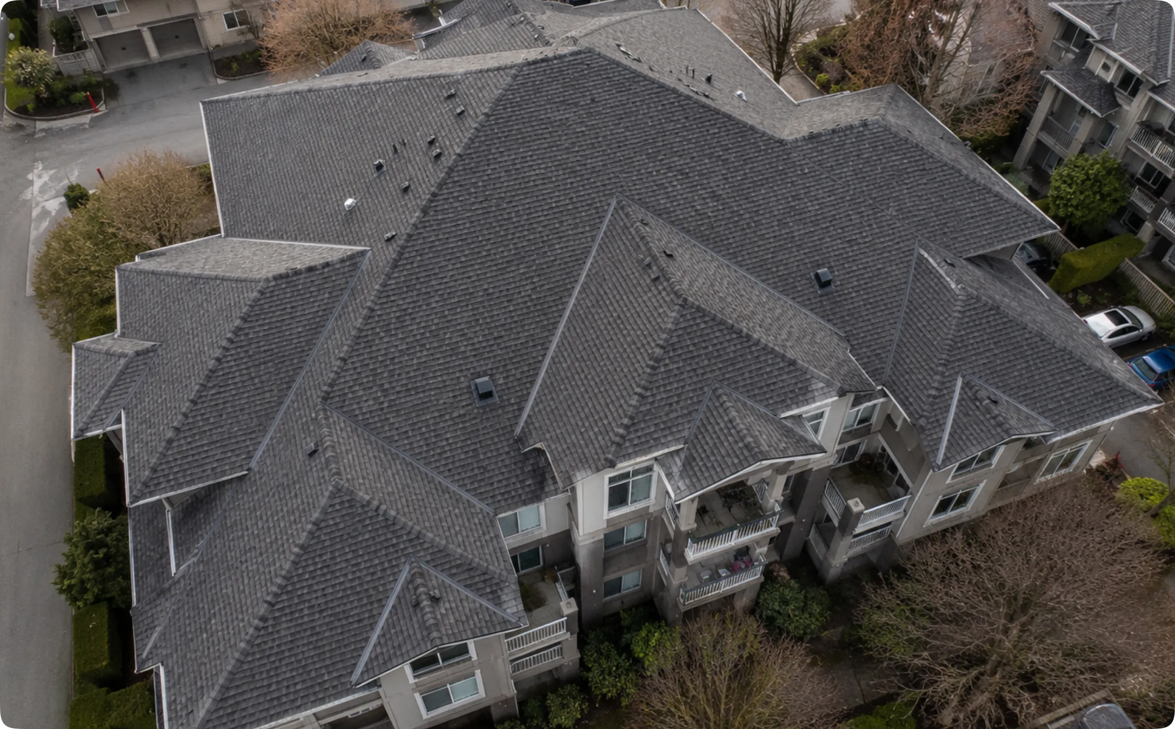 Asphalt roof replacement in Surrey